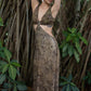 The Ahi Dress - Bamboo Satin Plant Dyed Green