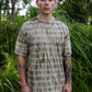 Forest Smoke Mens Tee - Organic Cotton Plant Dyed