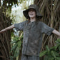 Adventure Hat - Unisex Eco-Print Ramie Cotton Bucket Hat