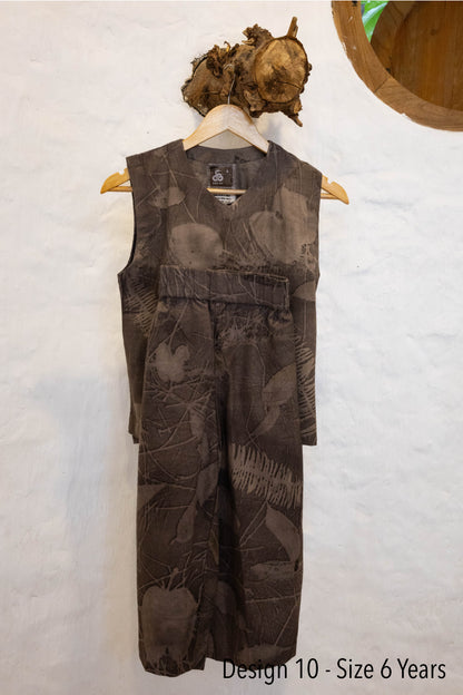 Free Ranger Set - Boys Ramie Cotton Eco-Print