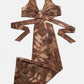 The Ahi Dress - Ramie Cotton Eco-Print