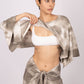 Flow Support Bra - Bamboo White
