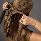 Lumi Turban - Bamboo Satin Plant Dyed Green