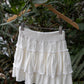 Lila Mini Skirt – Organic Cotton White