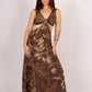 The Ahi Dress - Ramie Cotton Eco-Print