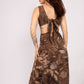 The Ahi Dress - Ramie Cotton Eco-Print