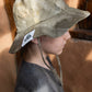 Adventure Hat - Unisex Eco-Print Ramie Cotton Bucket Hat