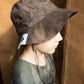 Adventure Hat - Unisex Eco-Print Ramie Cotton Bucket Hat