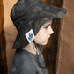 Adventure Hat - Unisex Eco-Print Ramie Cotton Bucket Hat