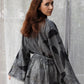 Earth Muse Kimono - Linen-Cotton Eco-Print